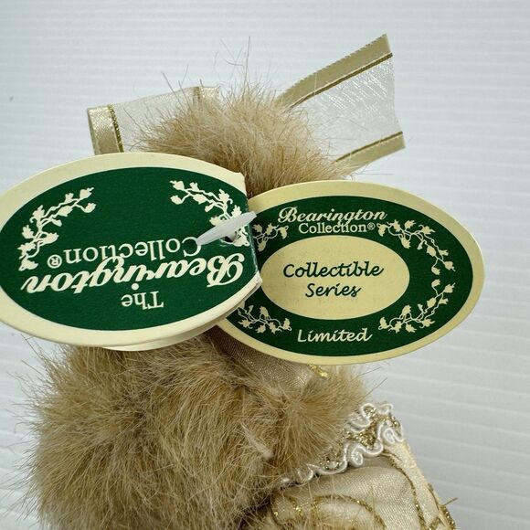 Bearington Collection Tinsel Toes Teddy Bear 10” Limited Collectible w/ Tags - Picture 4 of 15